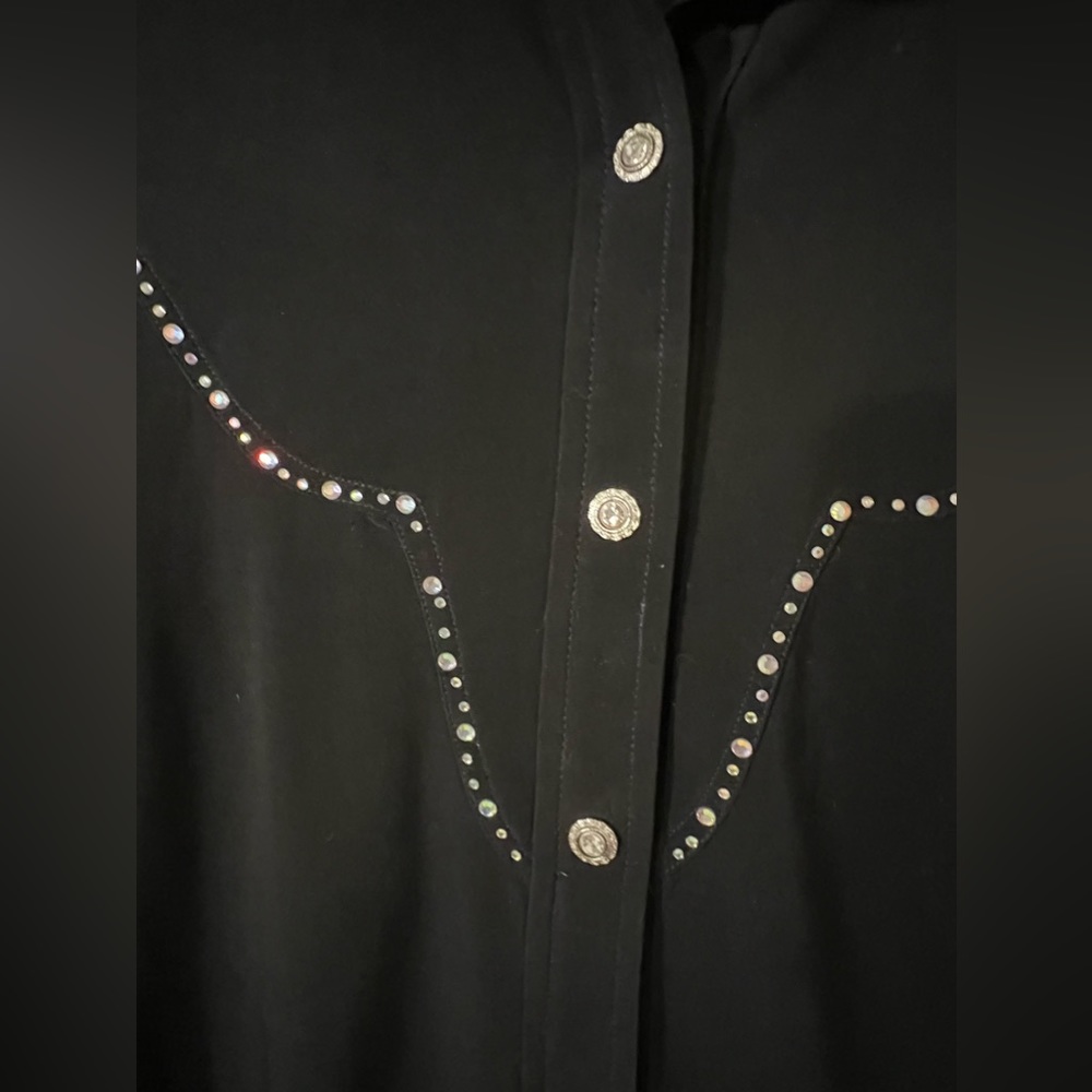 Vintage 90s Rodeo Shirt Longhorn - Picture 2 of 4